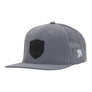 Flat Bill Snapback Hat (Shield Logo)
