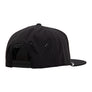 Flat 5 Panel Roper Snapback Hat (Shield Logo)