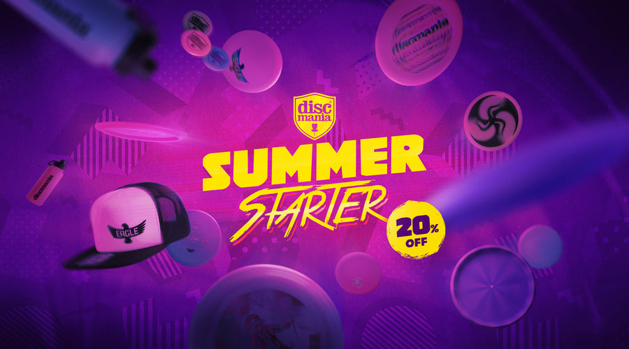 Discmania Summer Starter - 20% off all products* until Wednesday, June 21st!