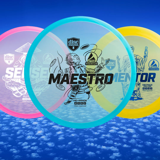 Discmania Announces new Active Premium Disc Golf Line